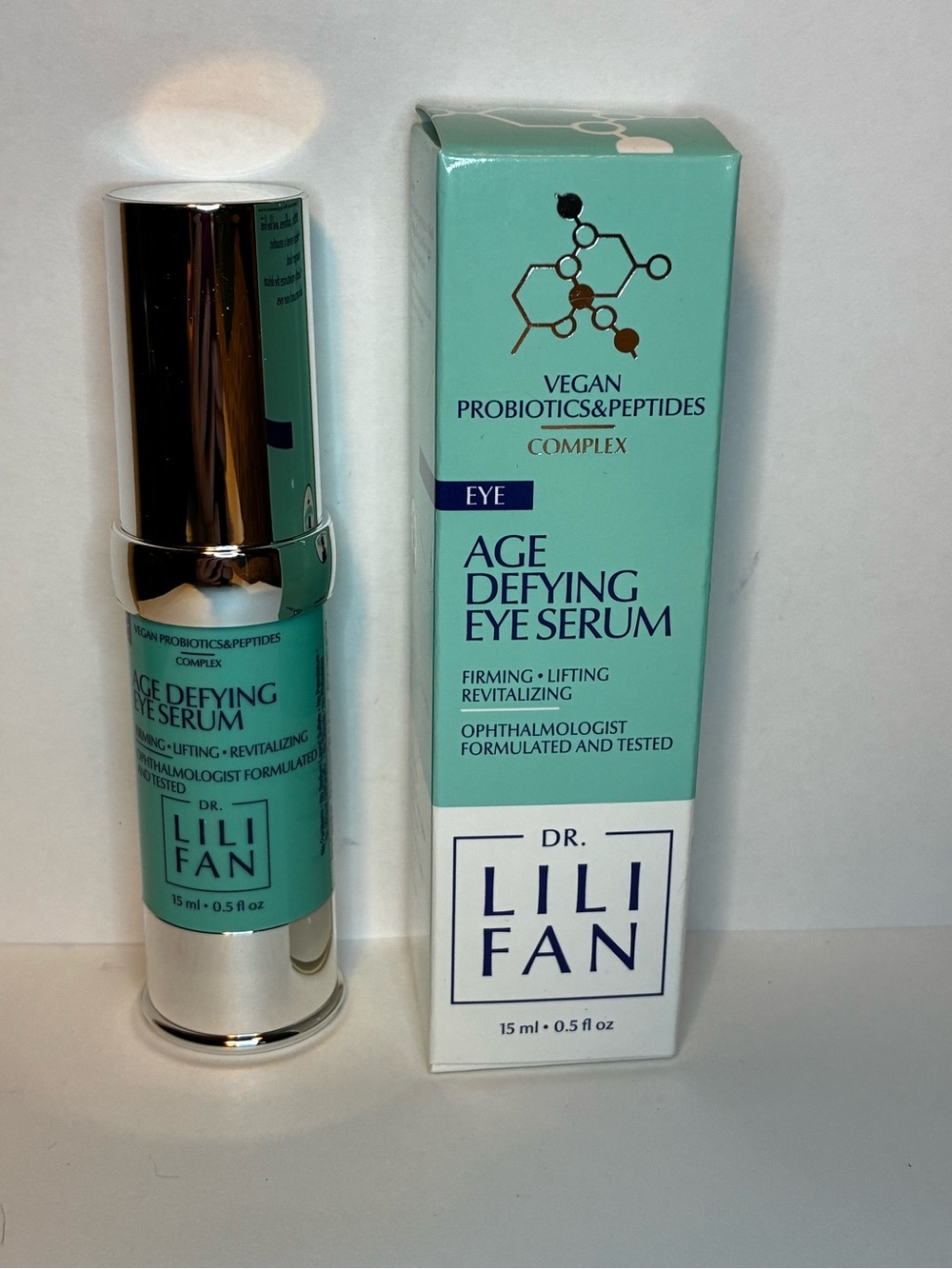 Dr. Lili Fan Probiotic Age-Defying Eye Serum $65 MSRP 15 mL /0.5 fl oz BNIB